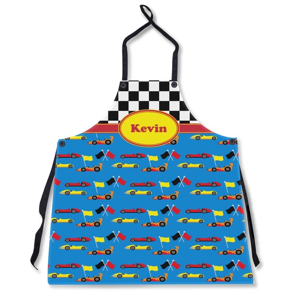 Custom Racing Car Apron Without Pockets w/ Name or Text