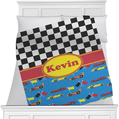 Racing Car Minky Blanket (Personalized)