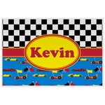 Racing Car Laminated Placemat w/ Name or Text