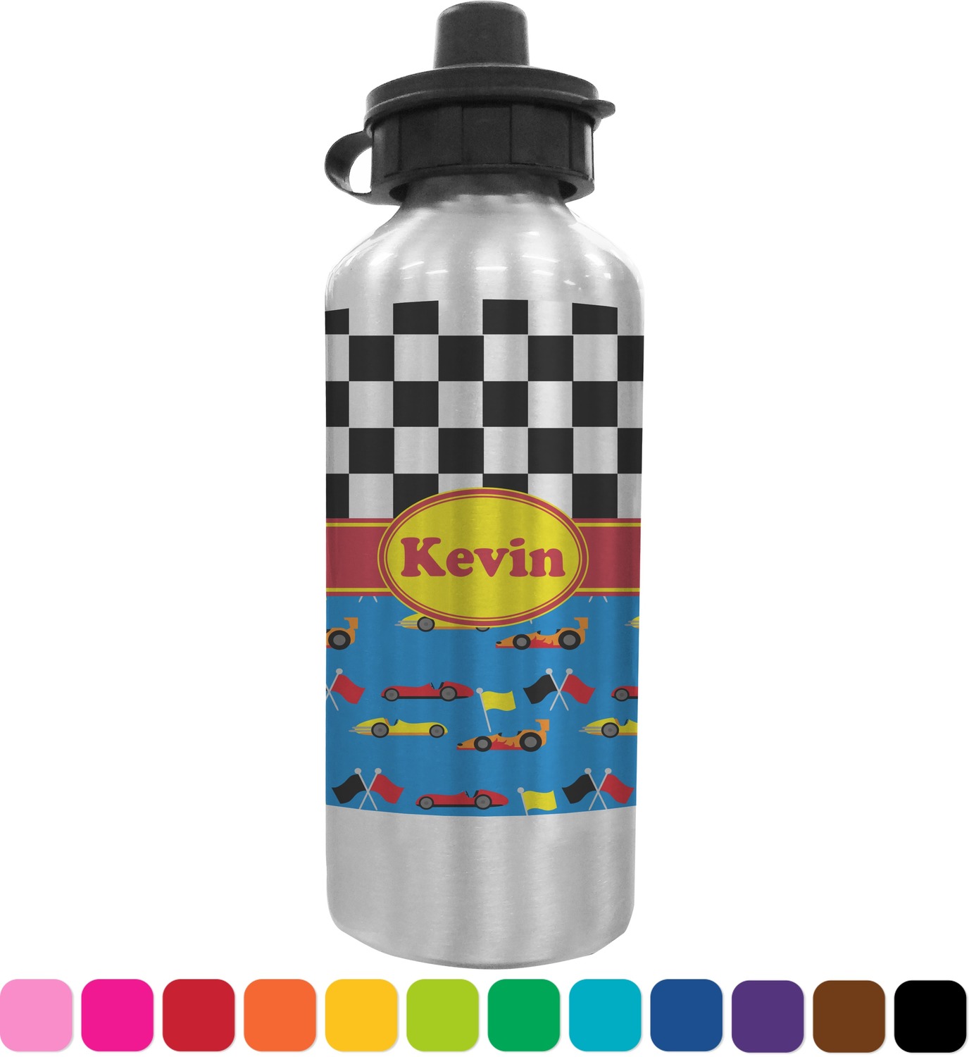 Racing Car Water Bottle (Personalized) YouCustomizeIt