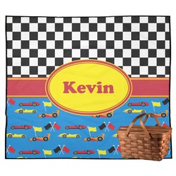 Racing Car Outdoor Picnic Blanket (Personalized)