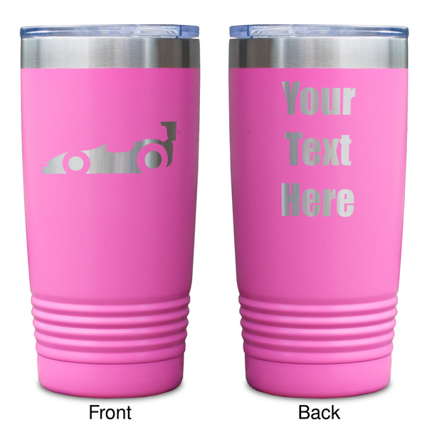 Racing Car Pink Polar Camel Tumbler - 20oz - Double Sided - Approval