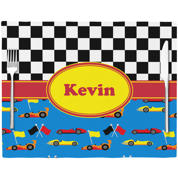 Racing Car Placemat with Props