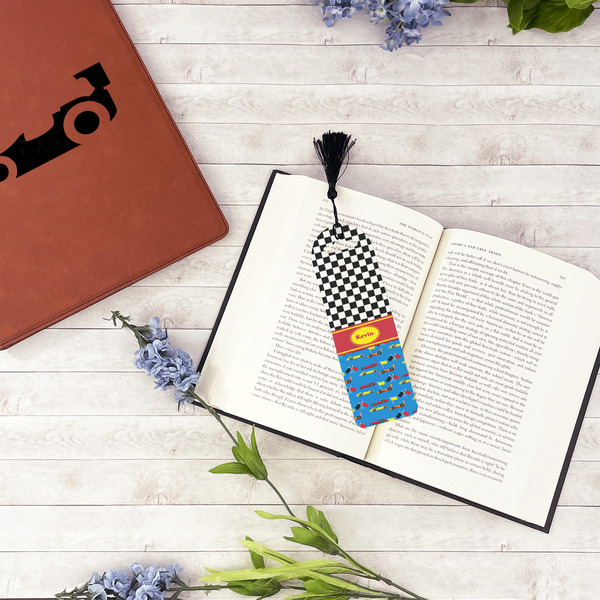 Racing Car Plastic Bookmarks - In Context