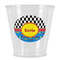 Racing Car Plastic Shot Glass (Personalized)