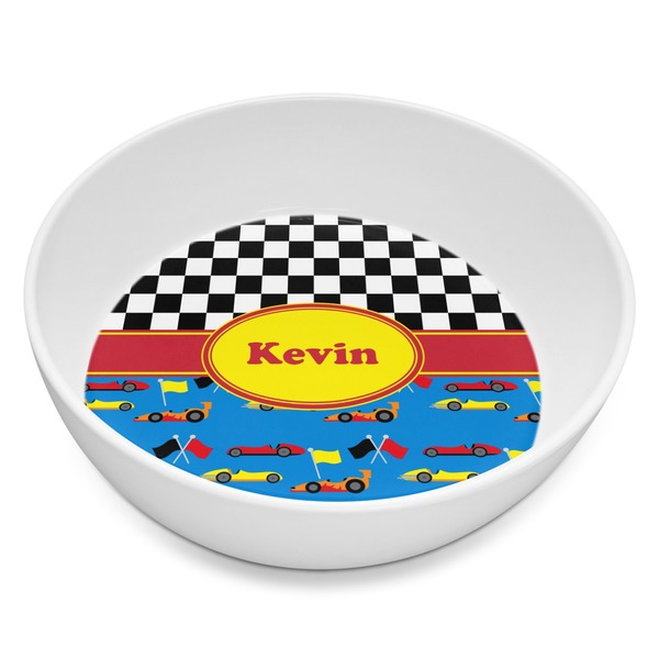Custom Racing Car Melamine Bowl - 8 oz (Personalized)