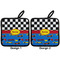 Racing Car Pot Holders - Set of 2 APPROVAL