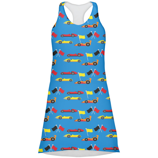 Custom Racing Car Racerback Dress - X Small
