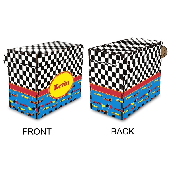 Racing Car Recipe Box - Full Color - Approval