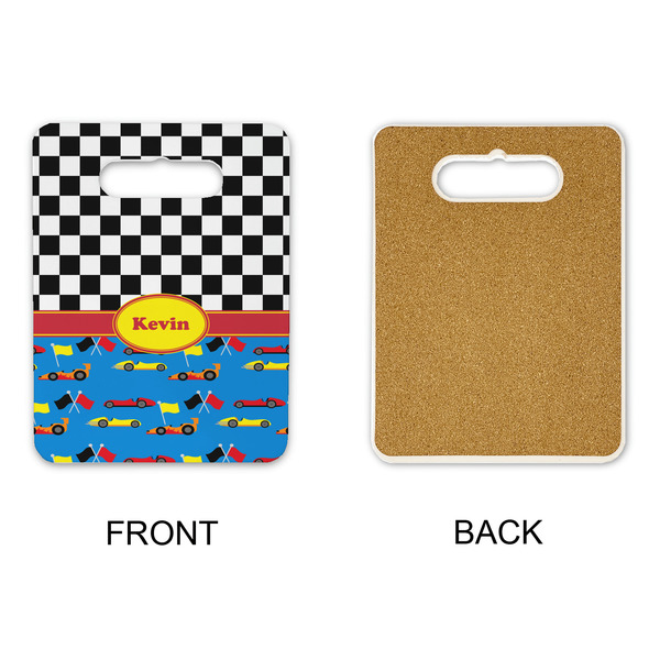 Racing Car Rectangle Trivet with Handle - APPROVAL