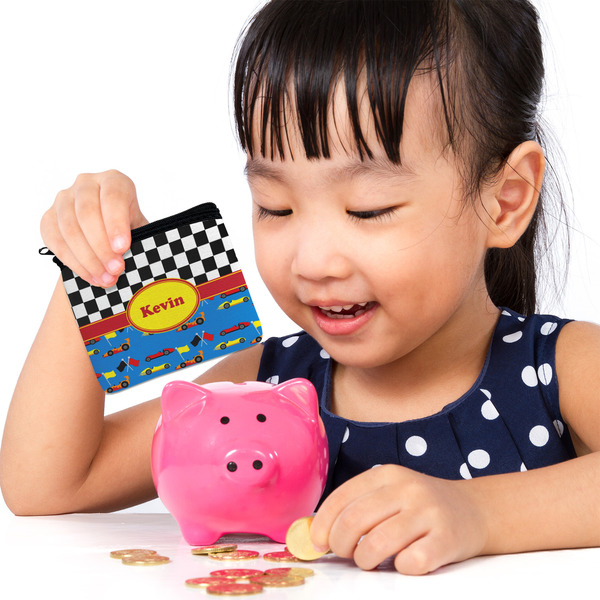 Racing Car Rectangular Coin Purses - LIFESTYLE (child)