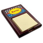 Racing Car Red Mahogany Sticky Note Holder (Personalized)