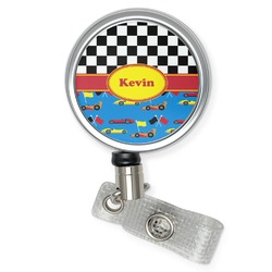 Racing Car Retractable Badge Reel (Personalized)