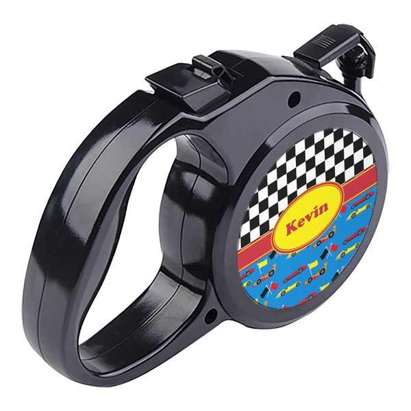 Racing Car Retractable Dog Leash - Angle