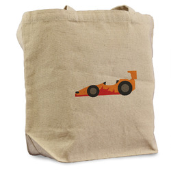 Racing Car Reusable Cotton Grocery Bag - Single