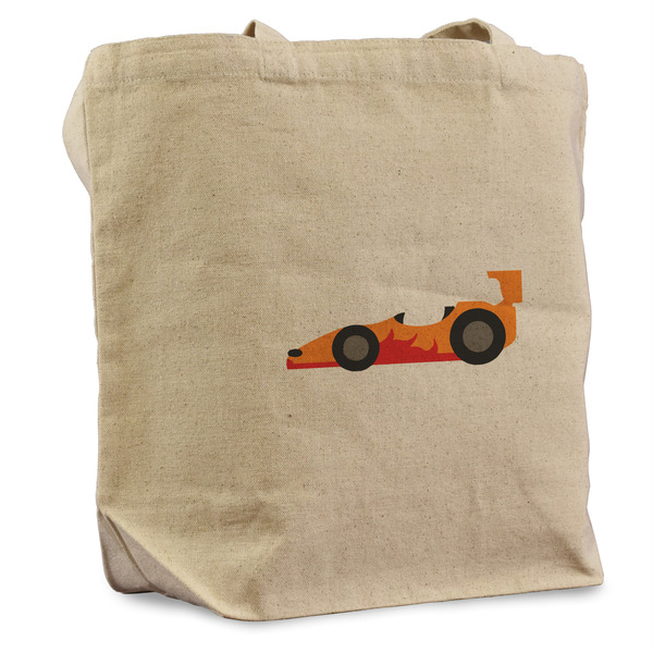 Custom Racing Car Reusable Cotton Grocery Bag