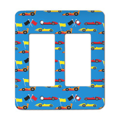 Racing Car Rocker Style Light Switch Cover - Two Switch