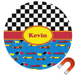 Racing Car Car Magnet (Personalized)