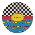 Racing Car Round Linen Placemat (Personalized)