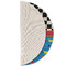 Racing Car Round Linen Placemats - HALF FOLDED (single sided)
