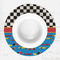 Racing Car Round Linen Placemats - LIFESTYLE (single)