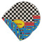 Racing Car Round Linen Placemats - MAIN (Double-Sided)