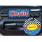 Racing Car Round Luggage Tag & Handle Wrap - In Context