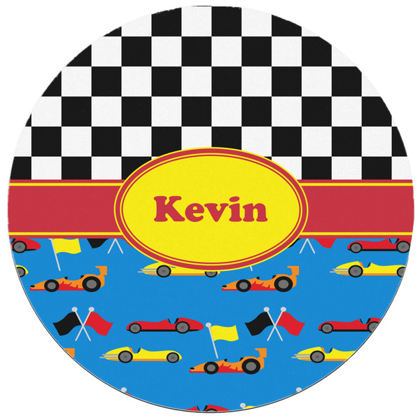 Racing Car Round Mousepad - APPROVAL