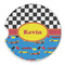 Racing Car Sandstone Car Coaster - Single (Personalized)