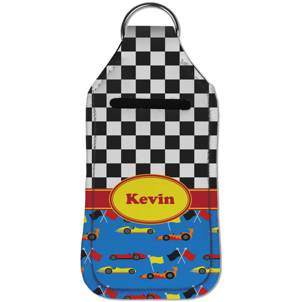 Racing Car Sanitizer Holder Keychain - Large (Front)