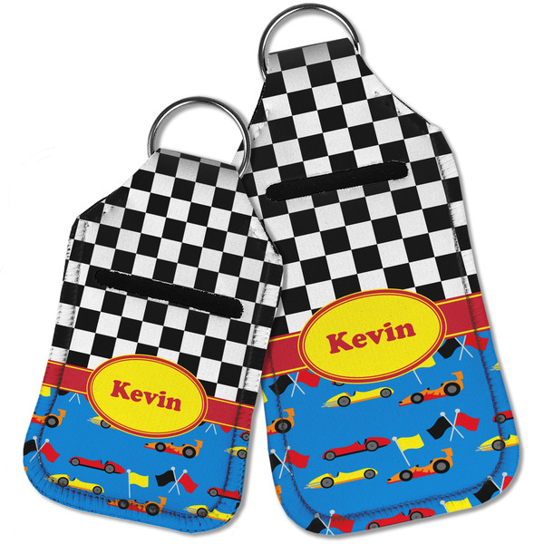 Racing Car Sanitizer Holder Keychain - Parent Main