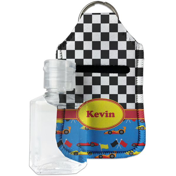 Custom Racing Car Hand Sanitizer & Keychain Holder (Personalized)