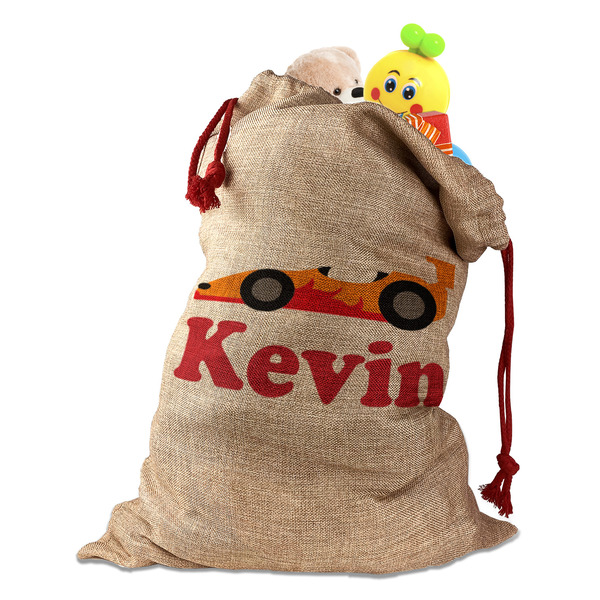 Custom Racing Car Santa Sack