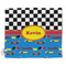 Racing Car Security Blanket - Front View