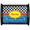 Racing Car Black Wooden Tray - Large (Personalized)