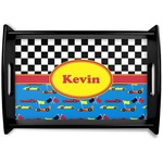 Racing Car Black Wooden Tray - Small (Personalized)