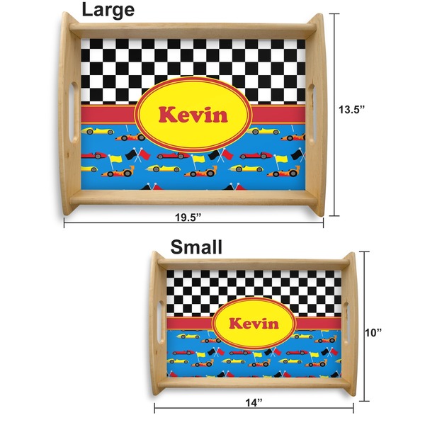 Racing Car Serving Tray Wood Sizes