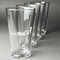 Racing Car Set of Four Engraved Pint Glasses - Set View