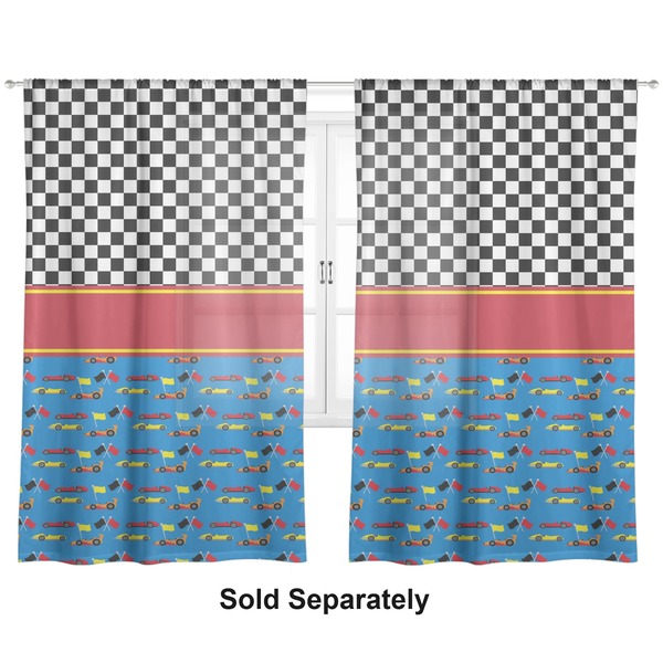 Racing Car Sheer Curtains