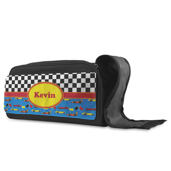 Racing Car Shoe Bags - ANGLE (Open)