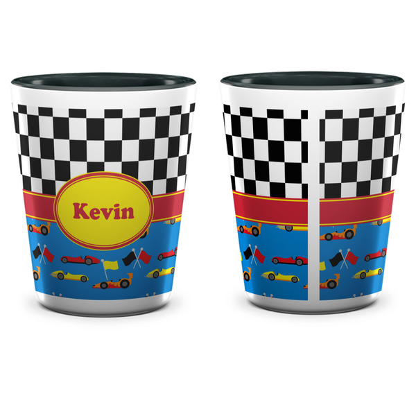 Racing Car Shot Glass - Two Tone - APPROVAL