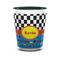Racing Car Ceramic Shot Glass - 1.5 oz - Two Tone - Set of 4 (Personalized)