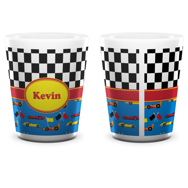 Racing Car Shot Glass - White - APPROVAL