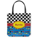 Racing Car Canvas Tote Bag - Small - 13"x13" (Personalized)