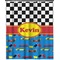 Racing Car Extra Long Shower Curtain - 70"x84" (Personalized)