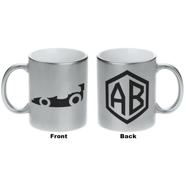Racing Car Silver Mug - Approval