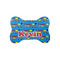 Racing Car Bone Shaped Dog Food Mat (Small) (Personalized)