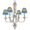 Racing Car Small Chandelier Shade - LIFESTYLE (on chandelier)