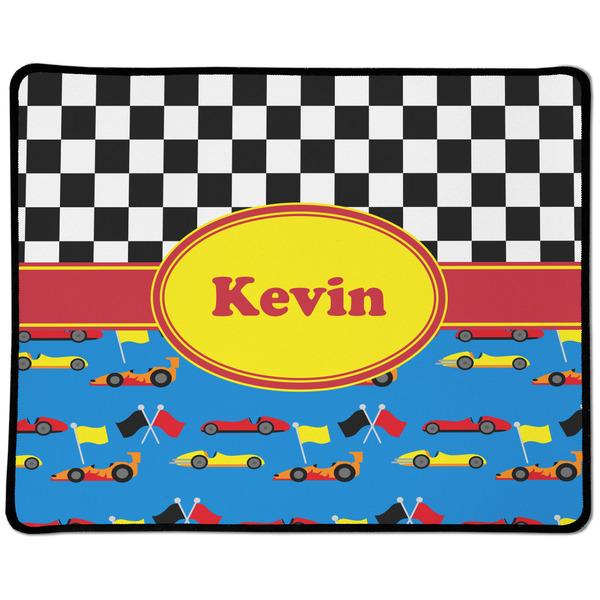 Custom Racing Car Large Gaming Mouse Pad - 12.5" x 10" (Personalized)