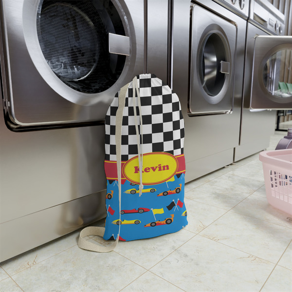 Racing Car Small Landry Bag - In Context